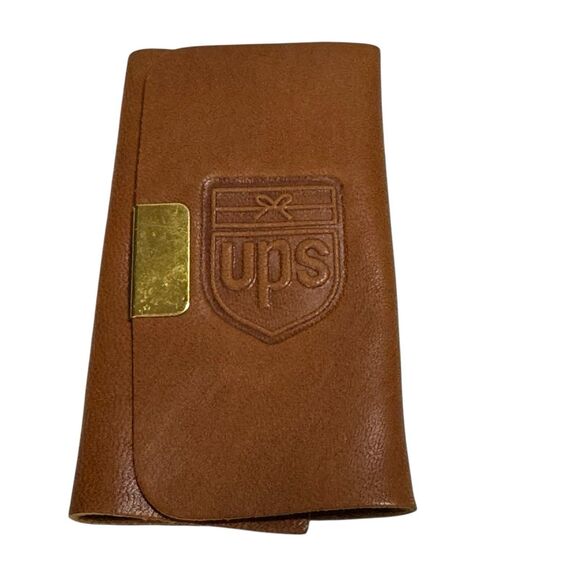 UPS Management Arkansas Conference 1988 Key  Wallet Holder Case Lambskin New - Picture 2 of 8